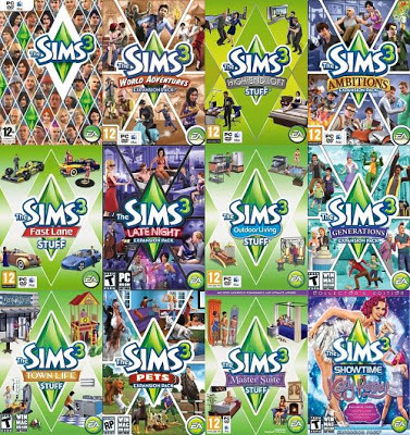 the sims 3 full collection